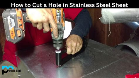 how to cut holes in stainless steel enclosures for conduit|cutting holes in electrical enclosures.